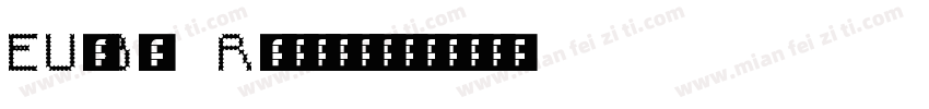 EU-B5 Regular字体转换